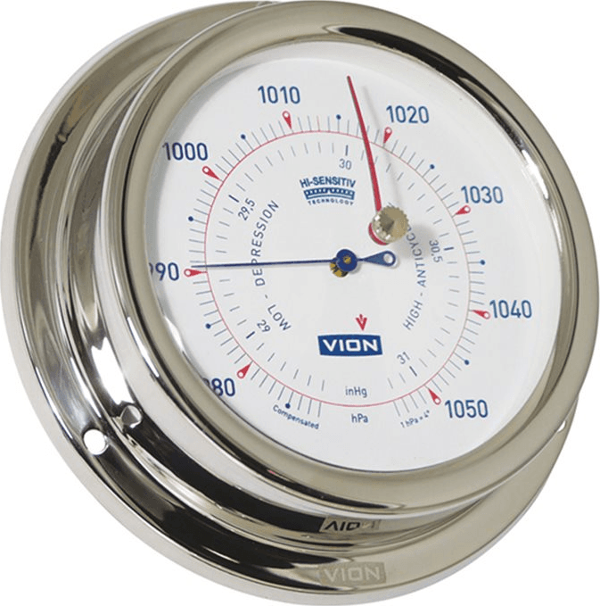 BAROMETRO INOX Ø MM.127