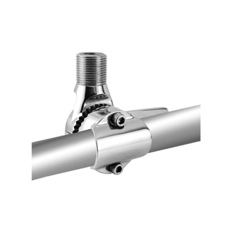 BASE ANTENNA INOX 316 PER TUBO - 2