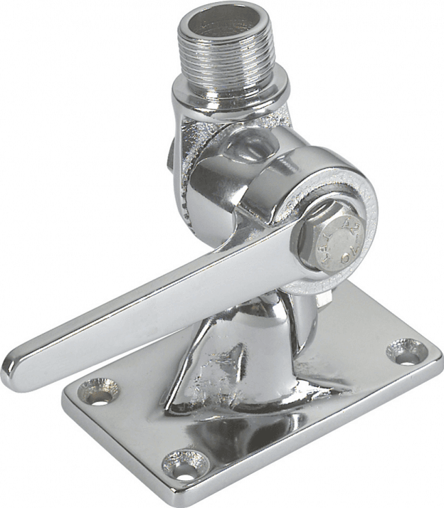 BASE ANTENNA OTTONE DOPPIO SNODO - 2