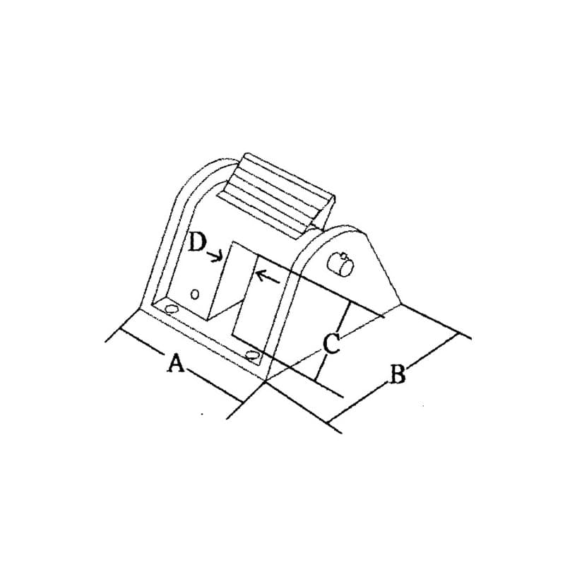 BLOCCA CATENA INOX 316 - 2