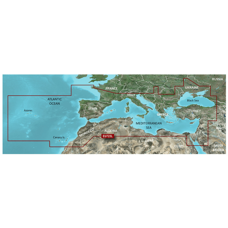 CARTOGRAFIA VEU723L MAR MEDITER. - 2