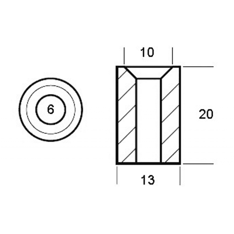 CILINDRO YAMAHA 6BT-11325-00 - 4