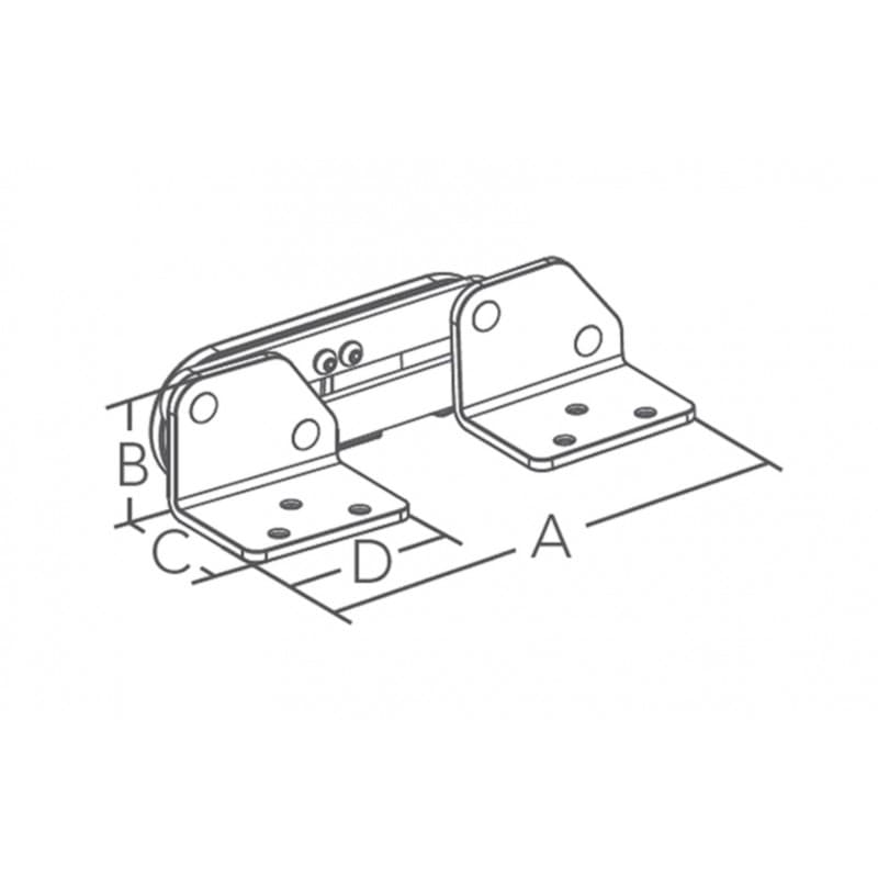 COPPIA CERNIERE AISI 316 PER SEDILE - 4
