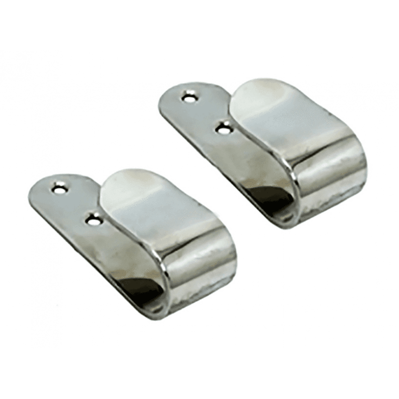 COPPIA DI GANCI IN ACCIAIO INOX - 2