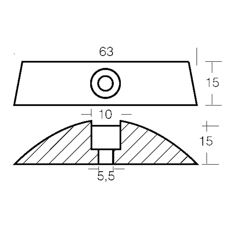 COPPIA PIASTRINE 110/120 HP ZINCO - 4