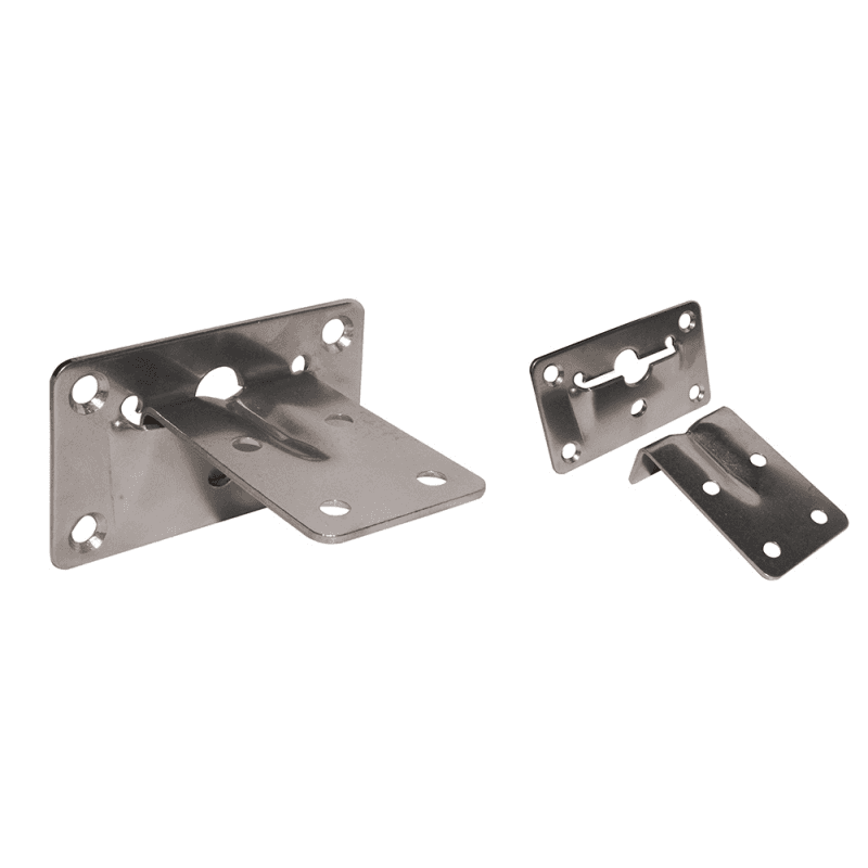 COPPIA SUPPORTI INOX PER MENSOLE - 2