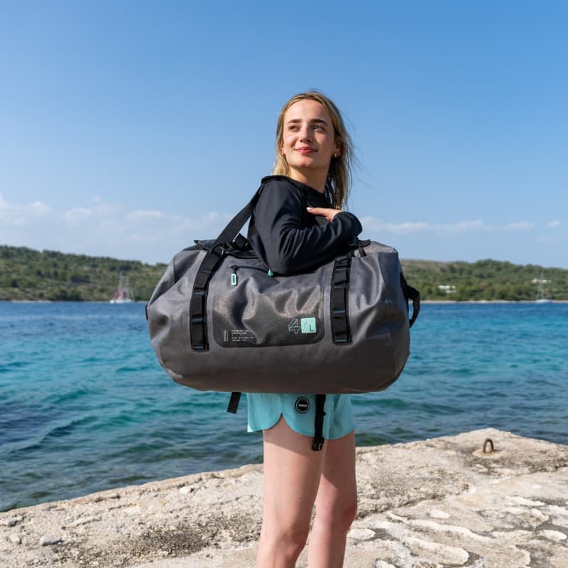 DUFFEL BAG GREY 40L - 4