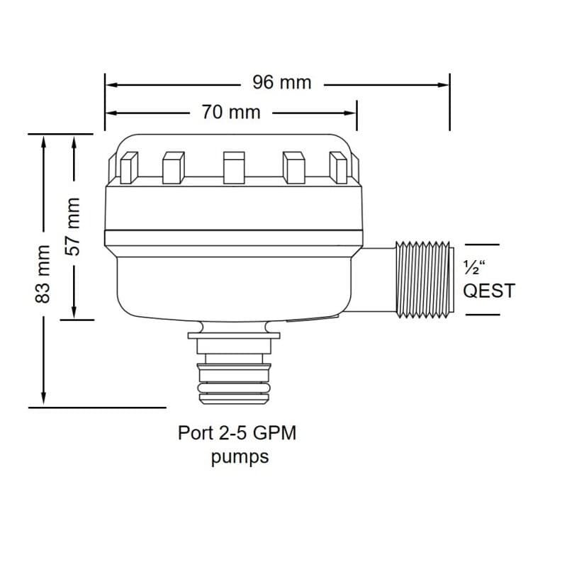 FILTRO 13MM/QEST 90° - 4