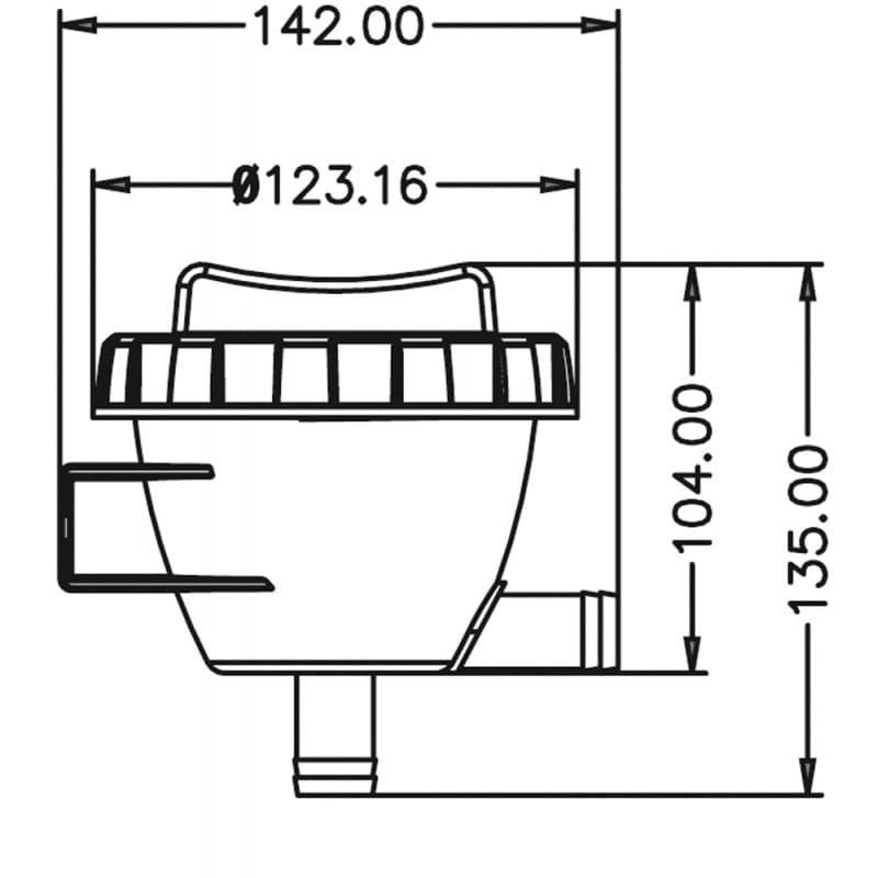 FILTRO ACQUA IN PLASTICA LT.150/H - 2
