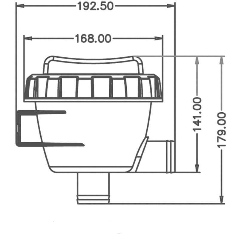 FILTRO ACQUA IN PLASTICA LT.300/H - 4