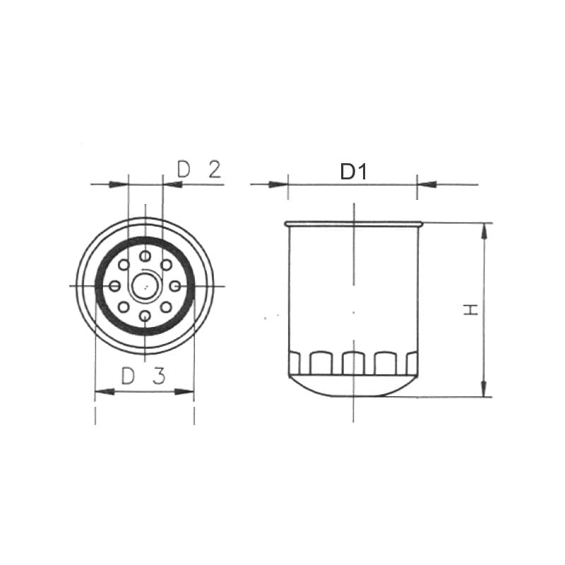 FILTRO OLIO VOLVO RIF.OR.3840525 - 2