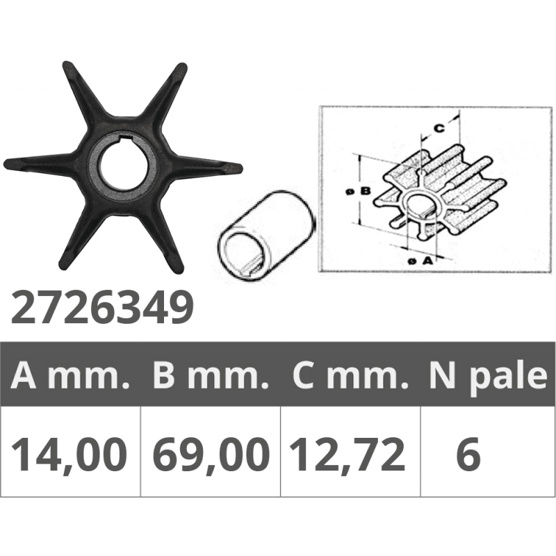 GIRANTE EVINRUDE 2T 9.5-10HP - 2
