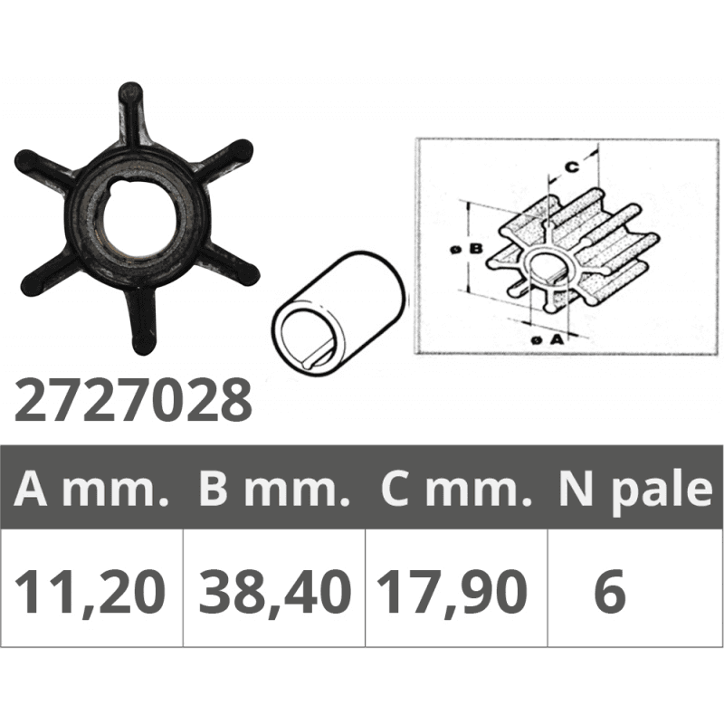 GIRANTE JOHNSON/EV. 2/4T 4/8 HP - 2
