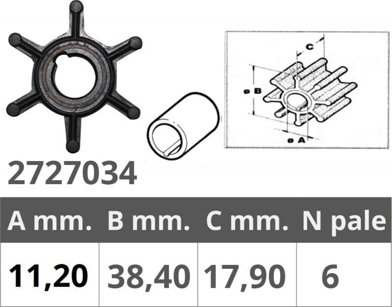 GIRANTE JOHNSON/EV. 2T 1,5-2-4-6 HP
