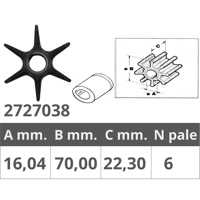 GIRANTE JOHNSON/EV. 2T 40-48-50 HP - 2