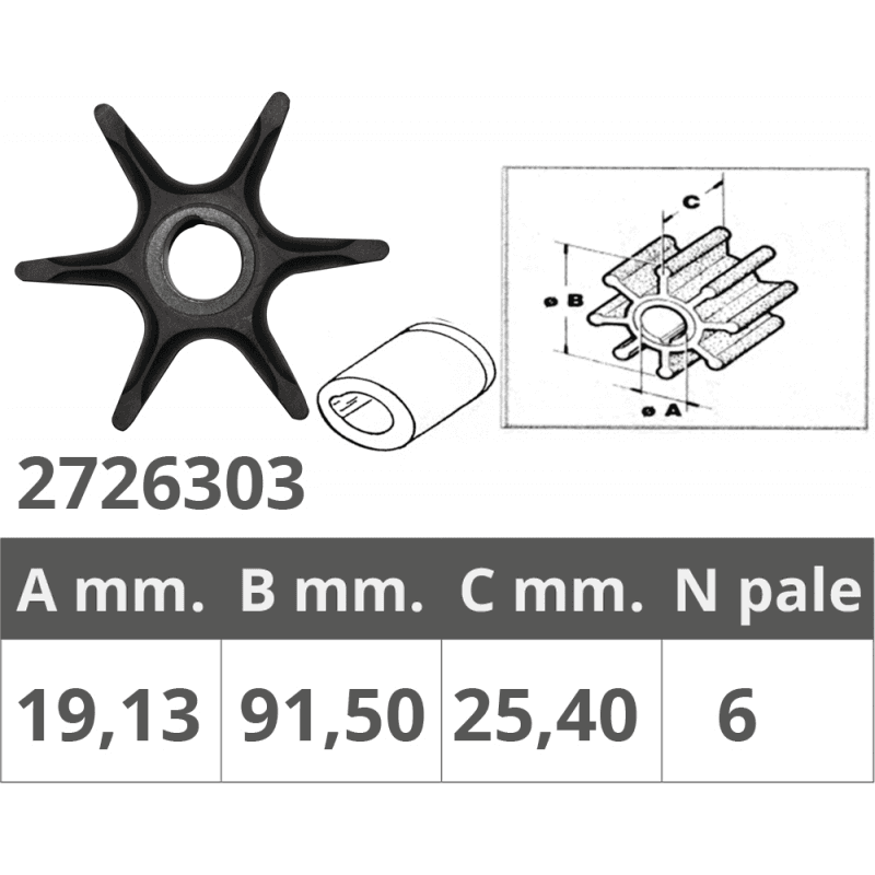 GIRANTE JOHNSON/EV. 2T 40-60HP - 2