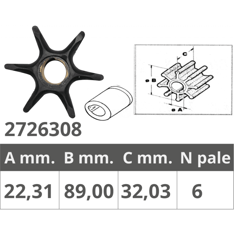 GIRANTE JOHNSON/EV. 2T V4-V6 - 2