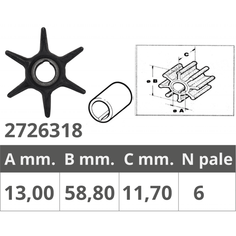GIRANTE MERCURY 4T 9,9-15 HP - 2