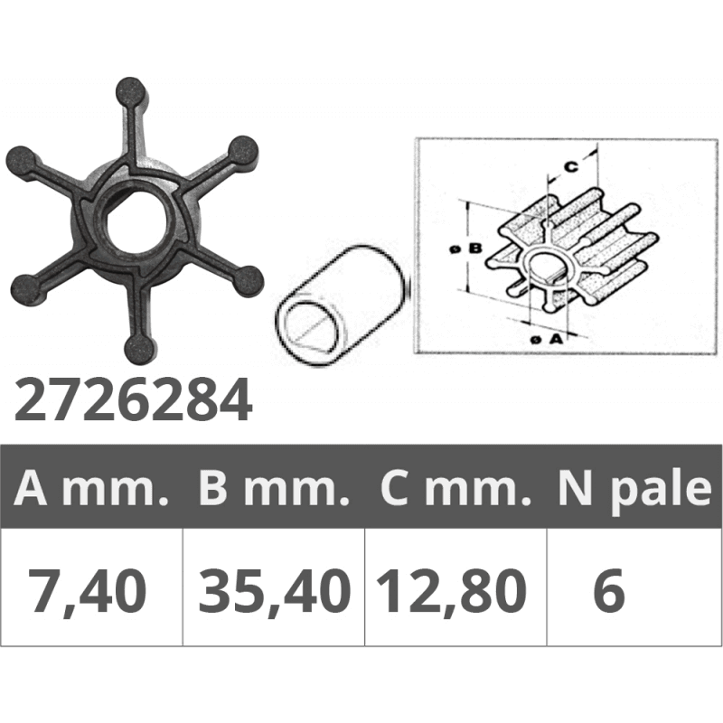 GIRANTE POMPE JOHNSON 09-1077B-9 - 2