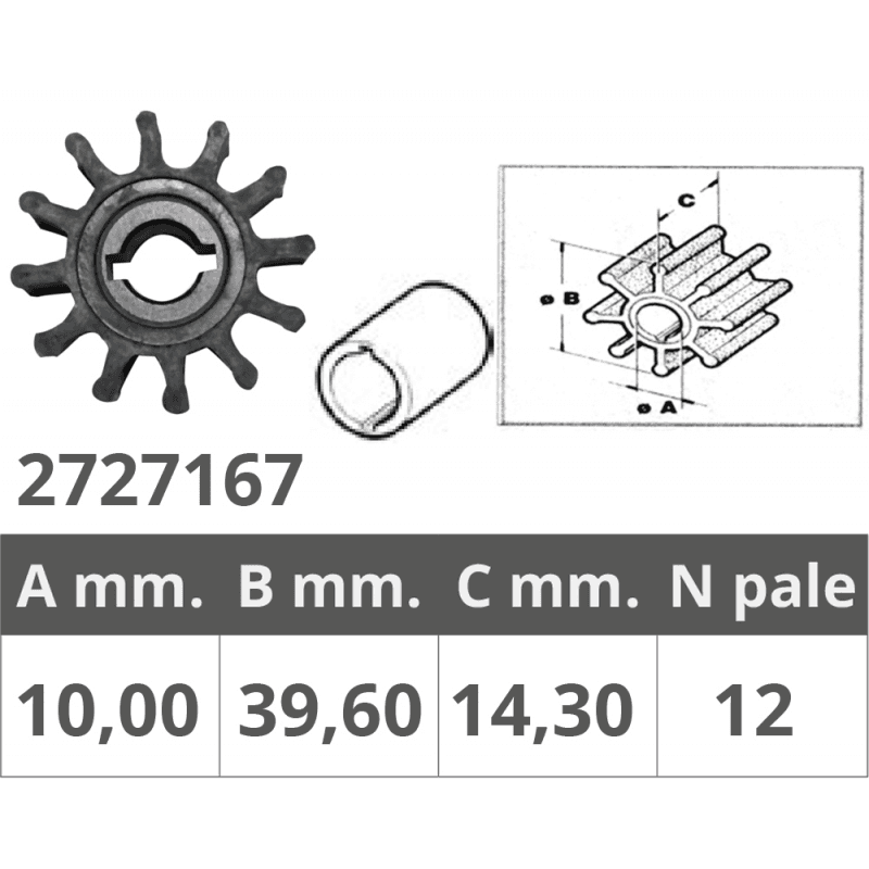 GIRANTE POMPE VOLVO 3555413-8 - 2
