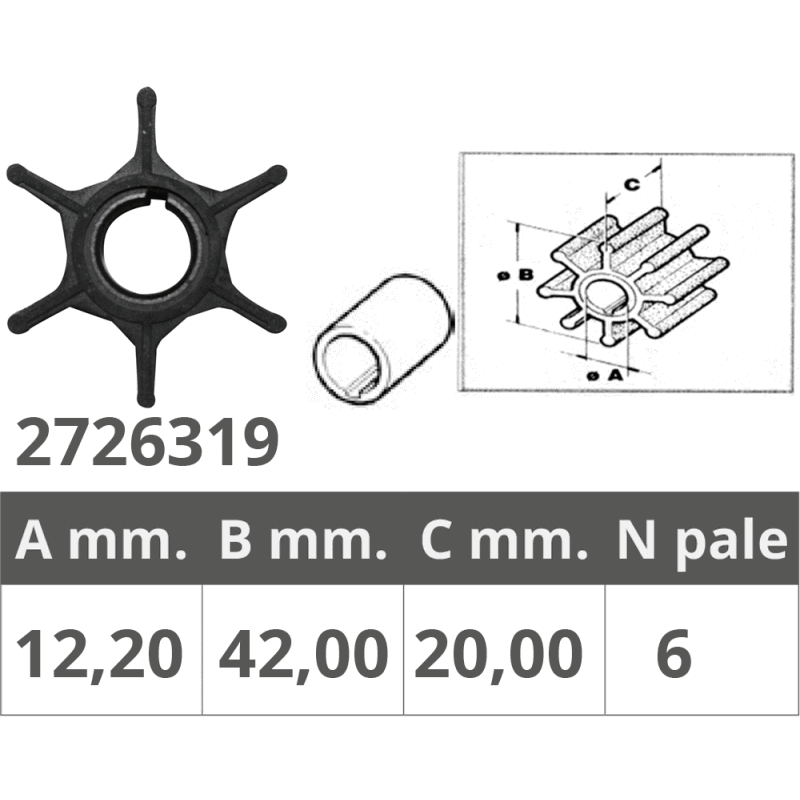 GIRANTE SUZUKI 2T 8-9,9 HP - 2