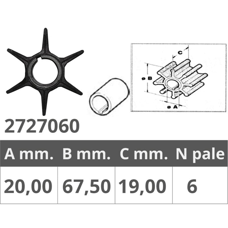 GIRANTE SUZUKI 2T DT50-60-75-85 - 2