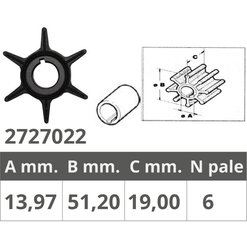 GIRANTE YAMAHA 2T 20-25 HP - 2