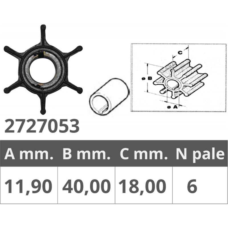 GIRANTE YAMAHA 2T 6-8 HP - 2