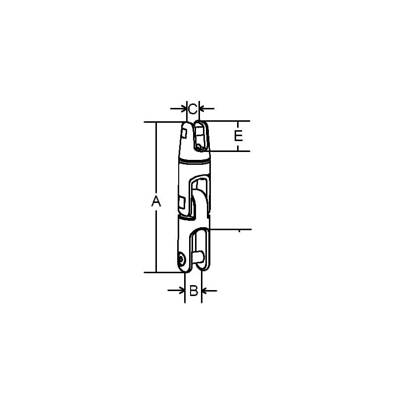 GIUNTO INOX 316 DOPPIO SNODO Ø 6-8 - 6