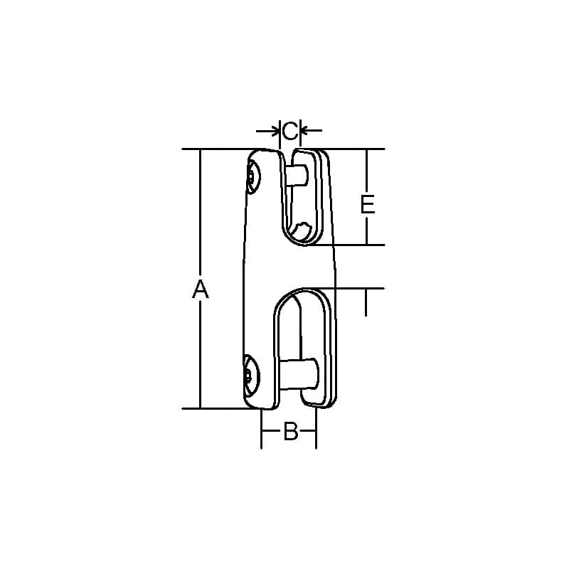 GIUNTO INOX 316 FISSO Ø MM.6-8 - 6