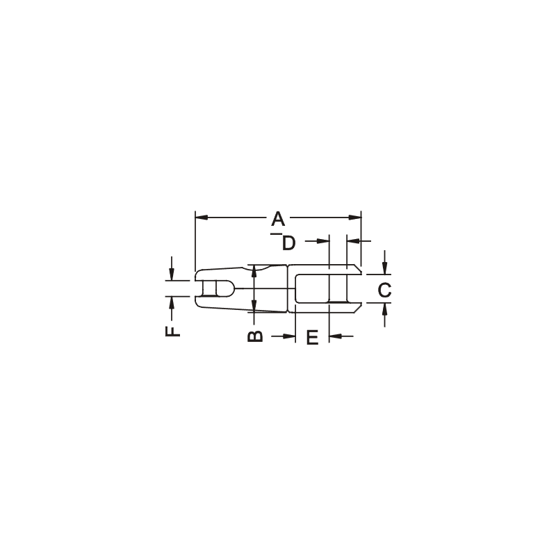 GIUNTO INOX 316 GIREVOLE Ø MM. 6-8 - 6