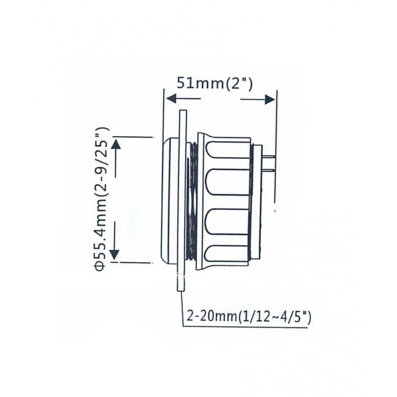 INDICATORE DI LIVELLO 240-33 Ohm - 4