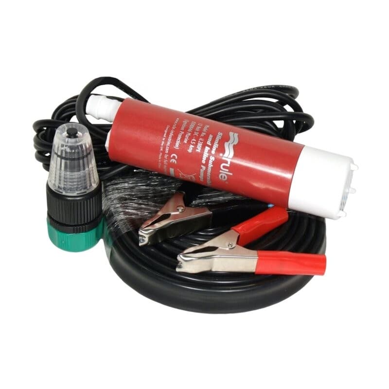 KIT POMPA IN LINEA 280GPH 12V IL280 - 2