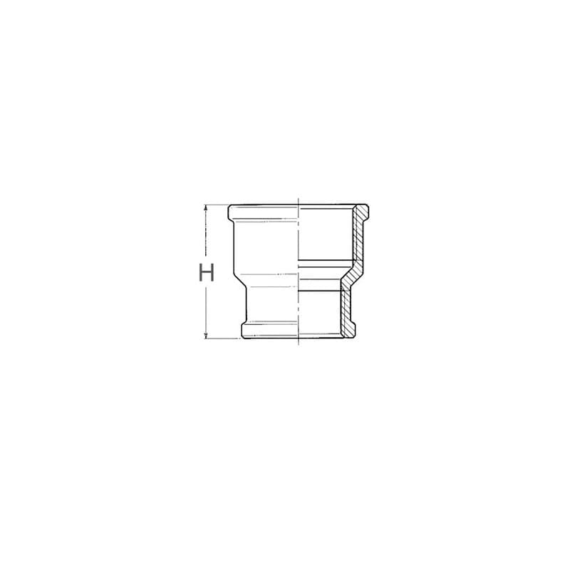 MAN. RID. IN BRONZOF-F DA 1/2 A 3/8 - 8