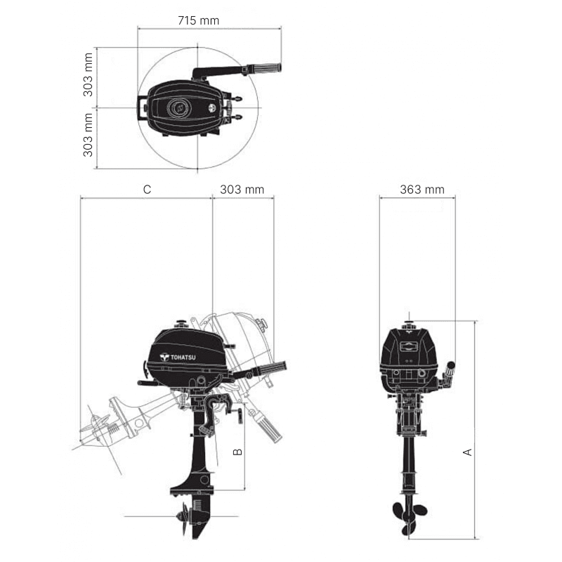 MOTORE FUORIBORDO MFS2.5S - 4
