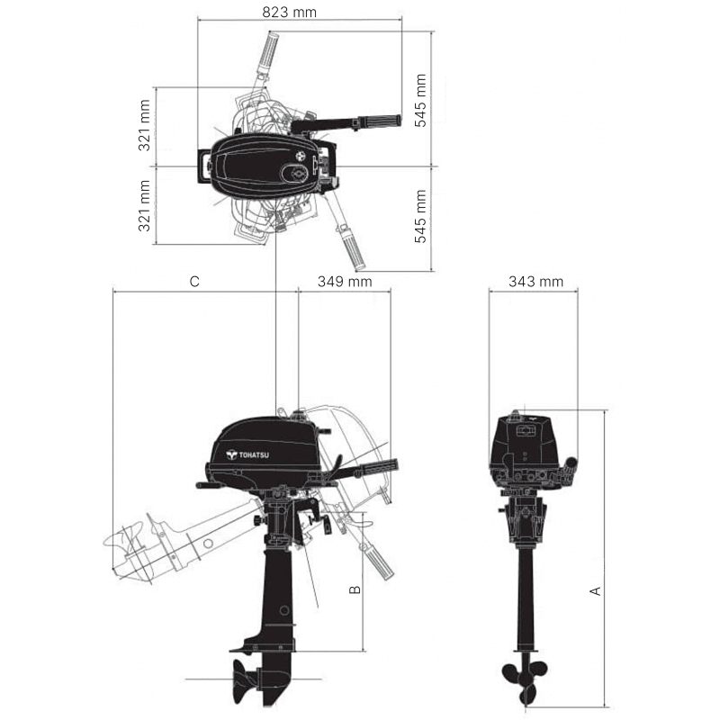 MOTORE FUORIBORDO MFS4S - 2