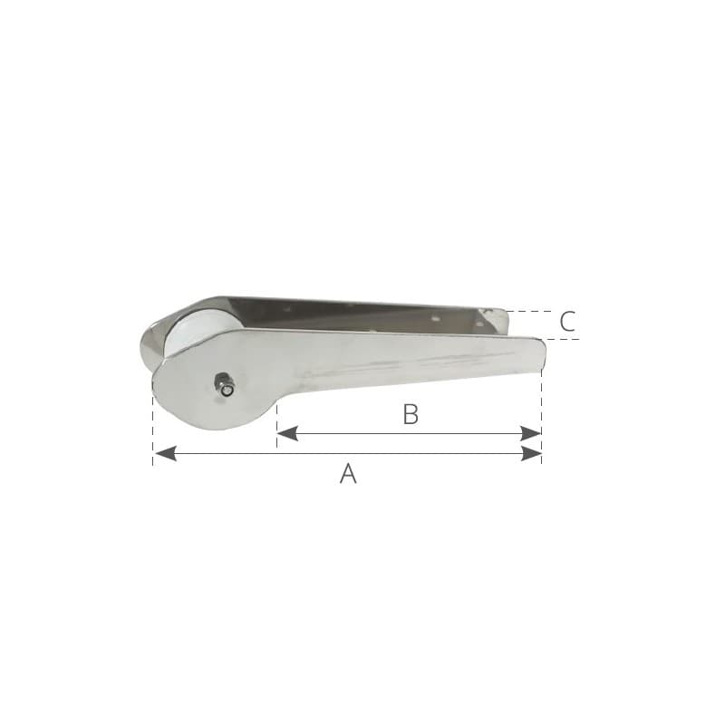 MUSONE DI PRUA INOX MM.240 - 2