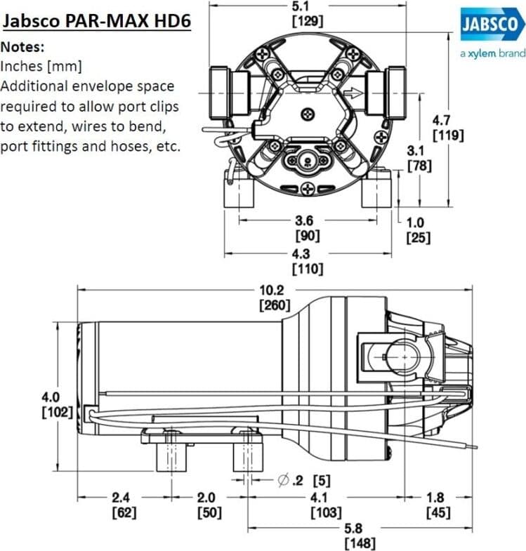 PAR MAX 6HD 12V 40PSI - 2