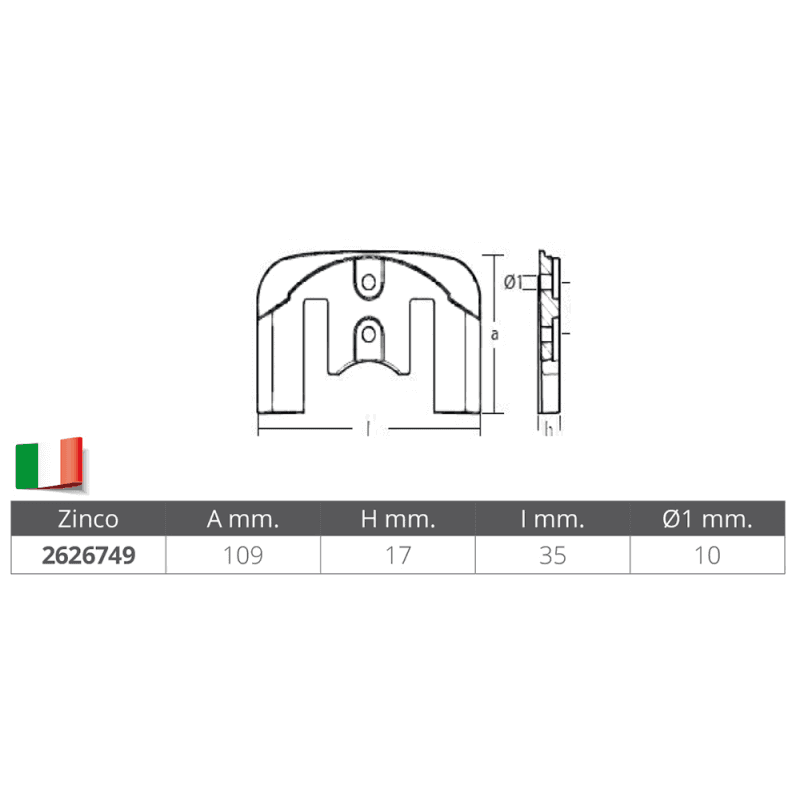 PIASTRA ANTICAVITAZIONE YANMAR - 4