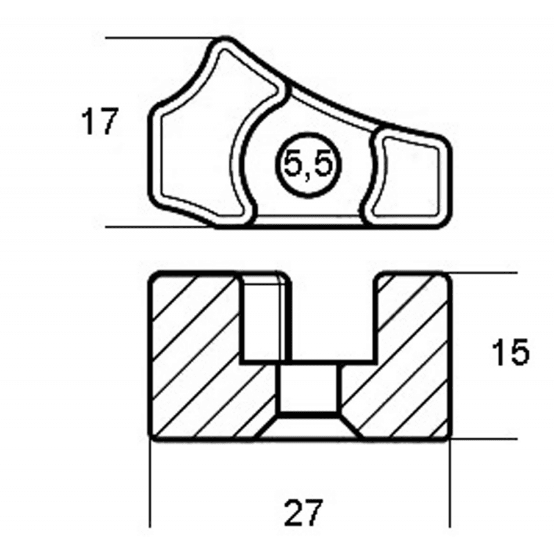 PIASTRINA YAMAHA 682-11325-00 - 4