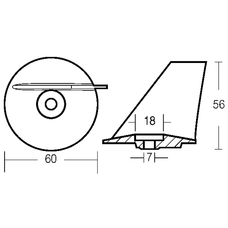 PINNA TOHATSU 25/50 HP - 2