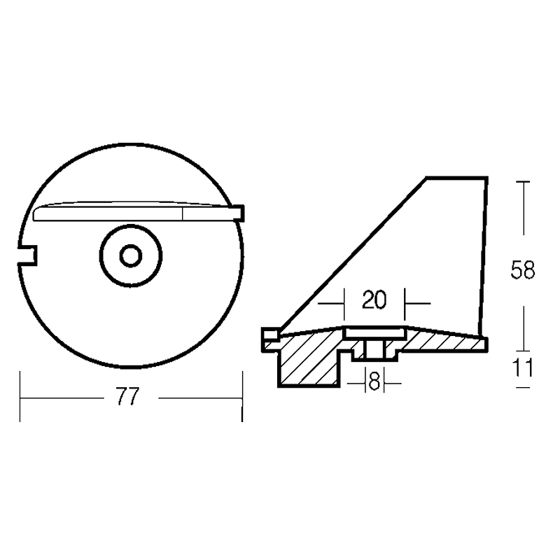 PINNA TOHATSU 60/70/90/120/140HP - 2