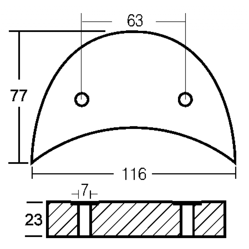 PLACCA PER FUORIBORDO - 2