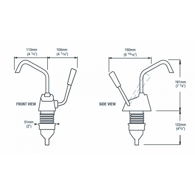 POMPA A MANO FLIPPER FRESH STD MK4 - 4
