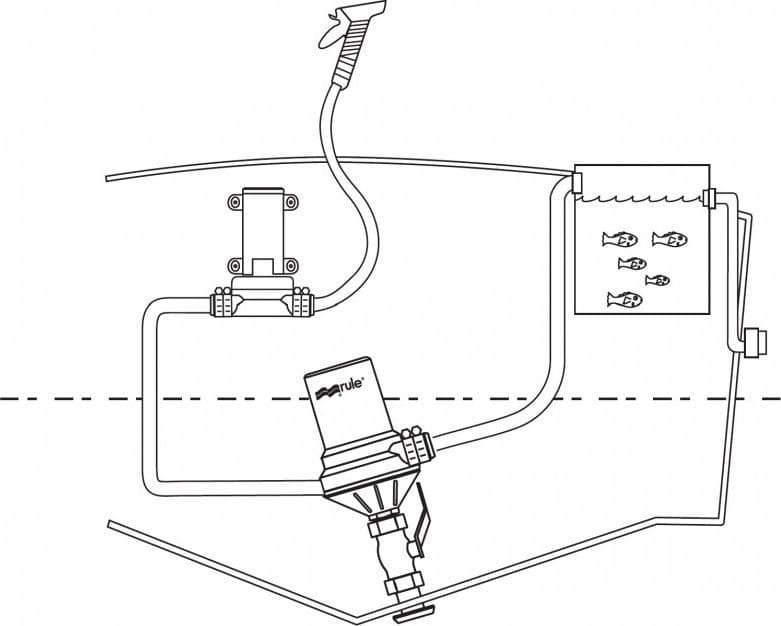 POMPA SOMM. 1600GPH 12V 'FDP' - OEM - 4