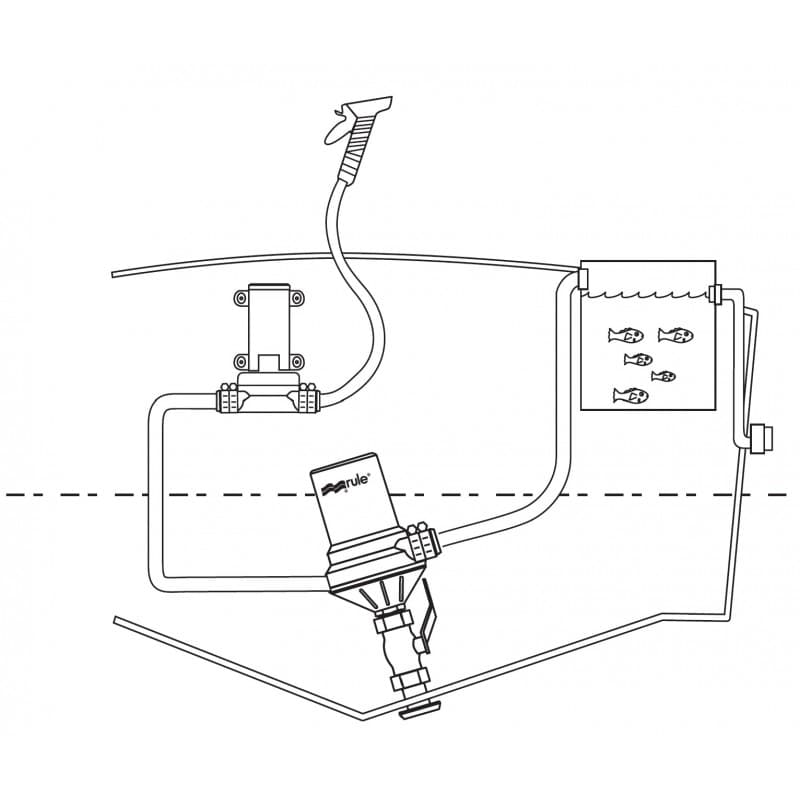 POMPA SOMM. 1600GPH 12V 'FDP' - OEM - 4