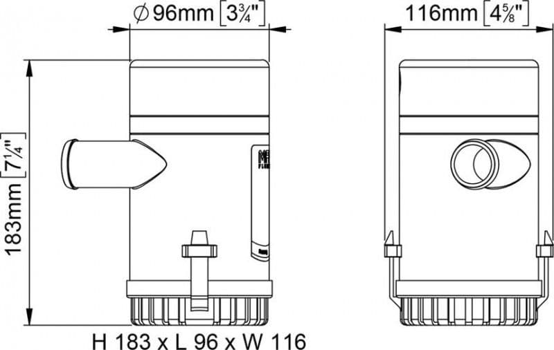 POMPA UP 2000 12V - 6