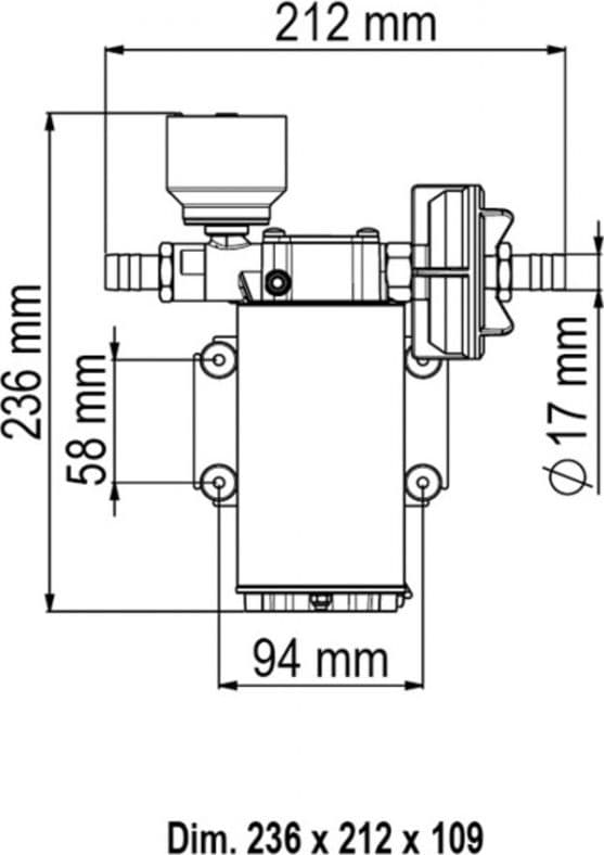 POMPA UP6/E 12/24 V. - 2