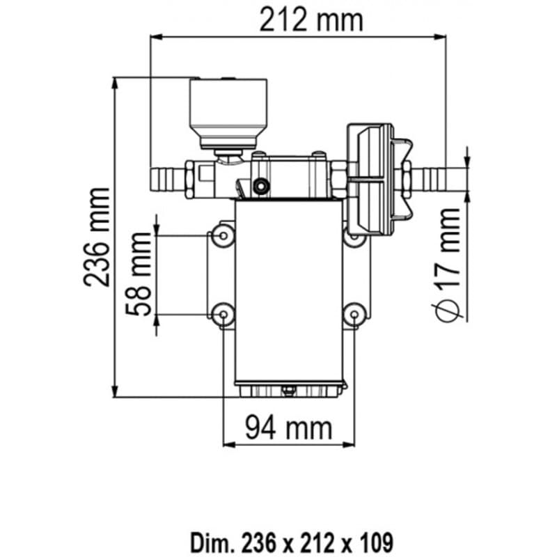 POMPA UP6/E 12/24 V. - 2