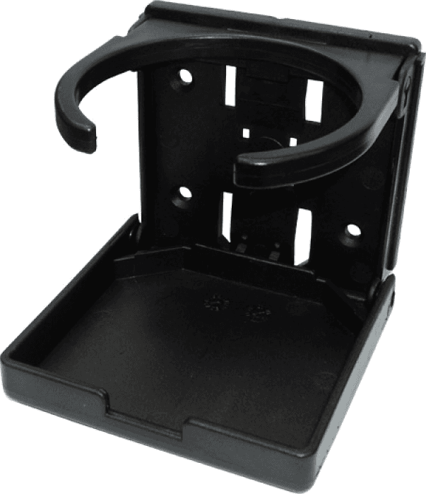 PORTABICCHIERE IN PLASTICA NERA - 2